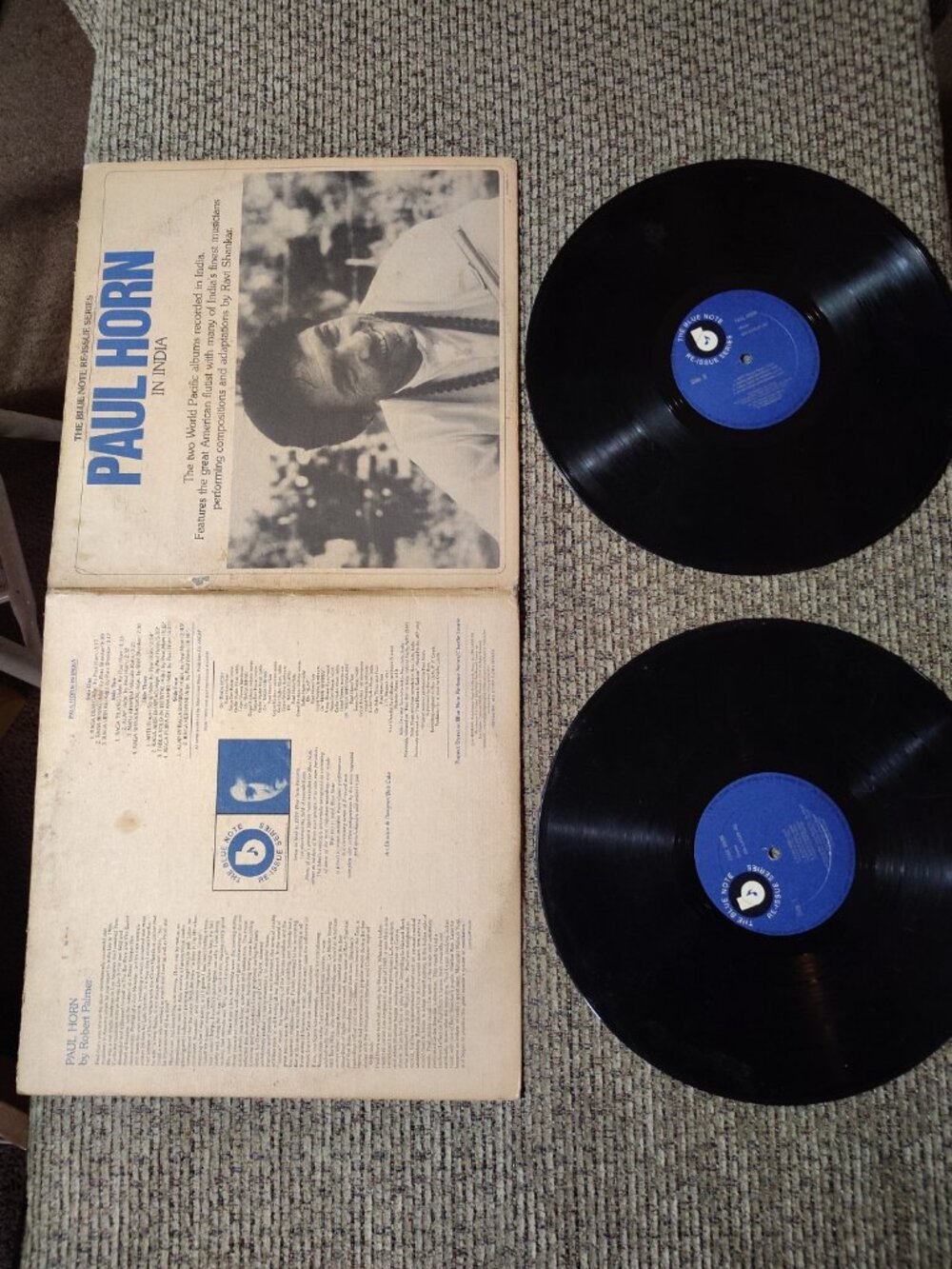 Paul Horn In India 2 LPs Blue Note Gatefold Close To NM Vinyl